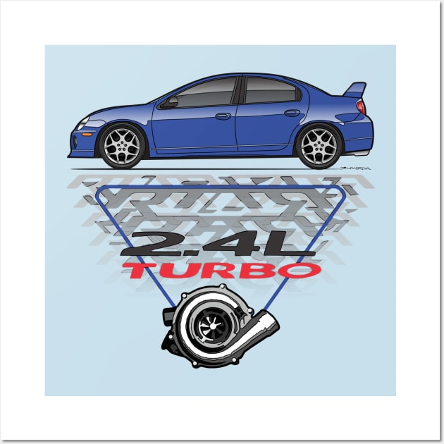 Turbo Blue Wall Art by JRCustoms44